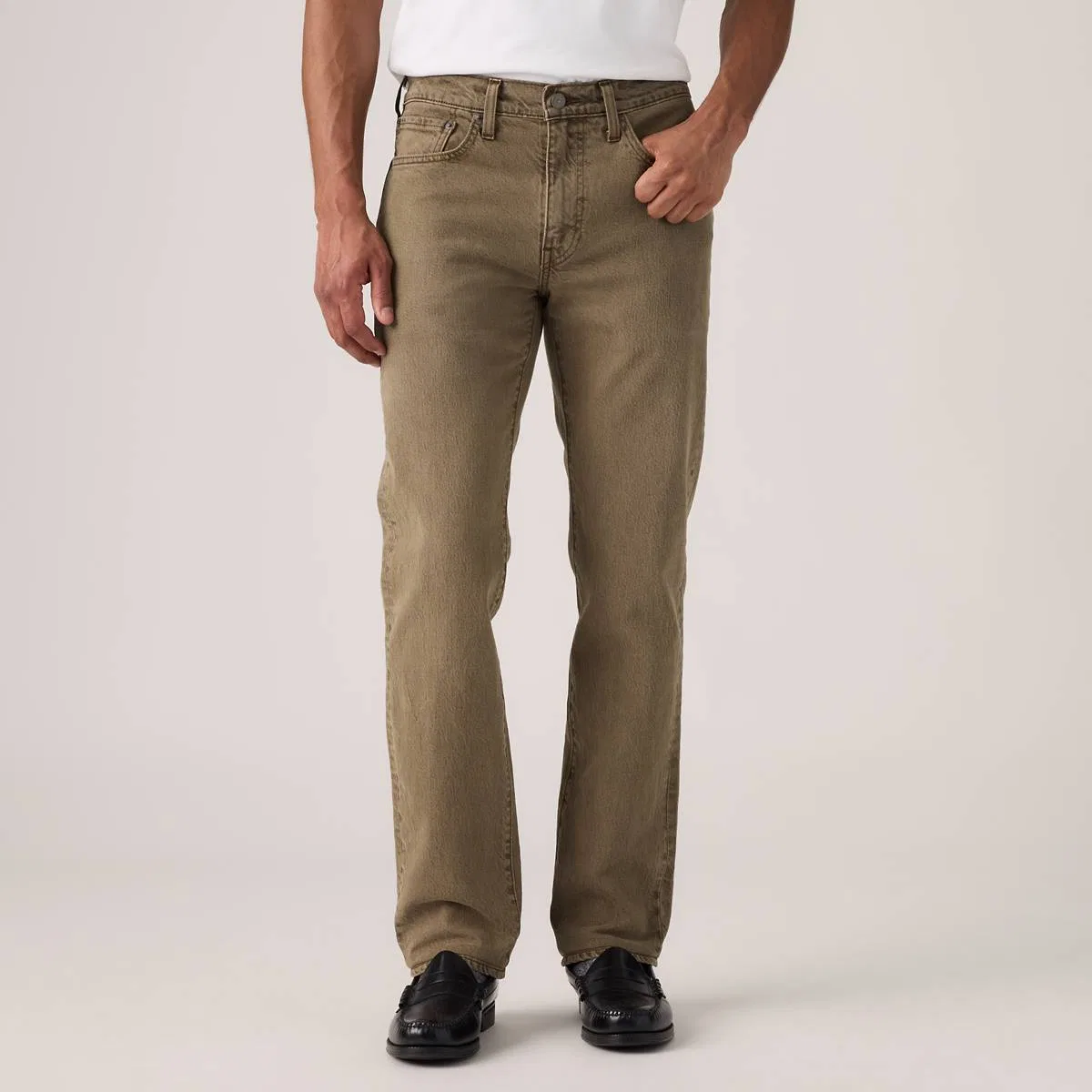 Джинсы 514 Straight с окрашиванием изделия для мужчин Levi's, Shitake Garment Dye - Brown — фото 2