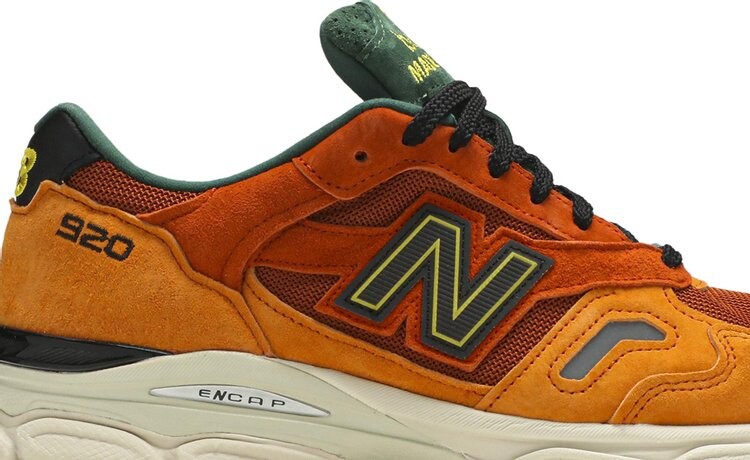 Кроссовки New Balance Sneakersnstuff x 920 Made in England 'SNS Sports World', оранжевый — фото 3