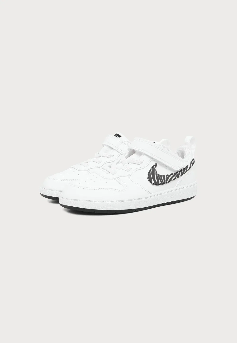 Кроссовки унисекс Court borough Nike Sportswear, White/Black — фото 2