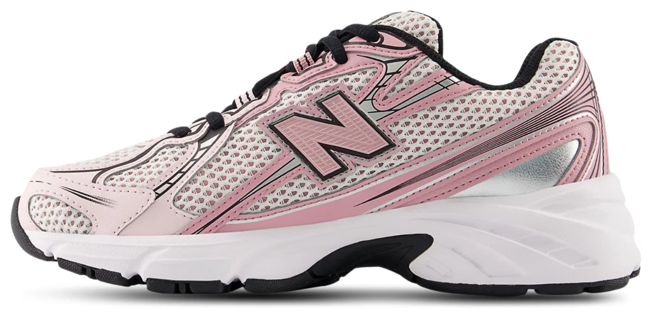 Кроссовки для девочек 740 New Balance, цвет Rose Sugar/Pink Taffy — фото 2