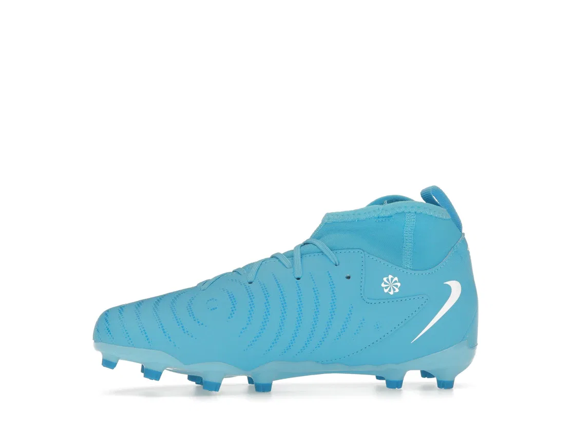 Детские бутсы Nike Phantom Luna 2 Academy FG, Blue Fury White — фото 3