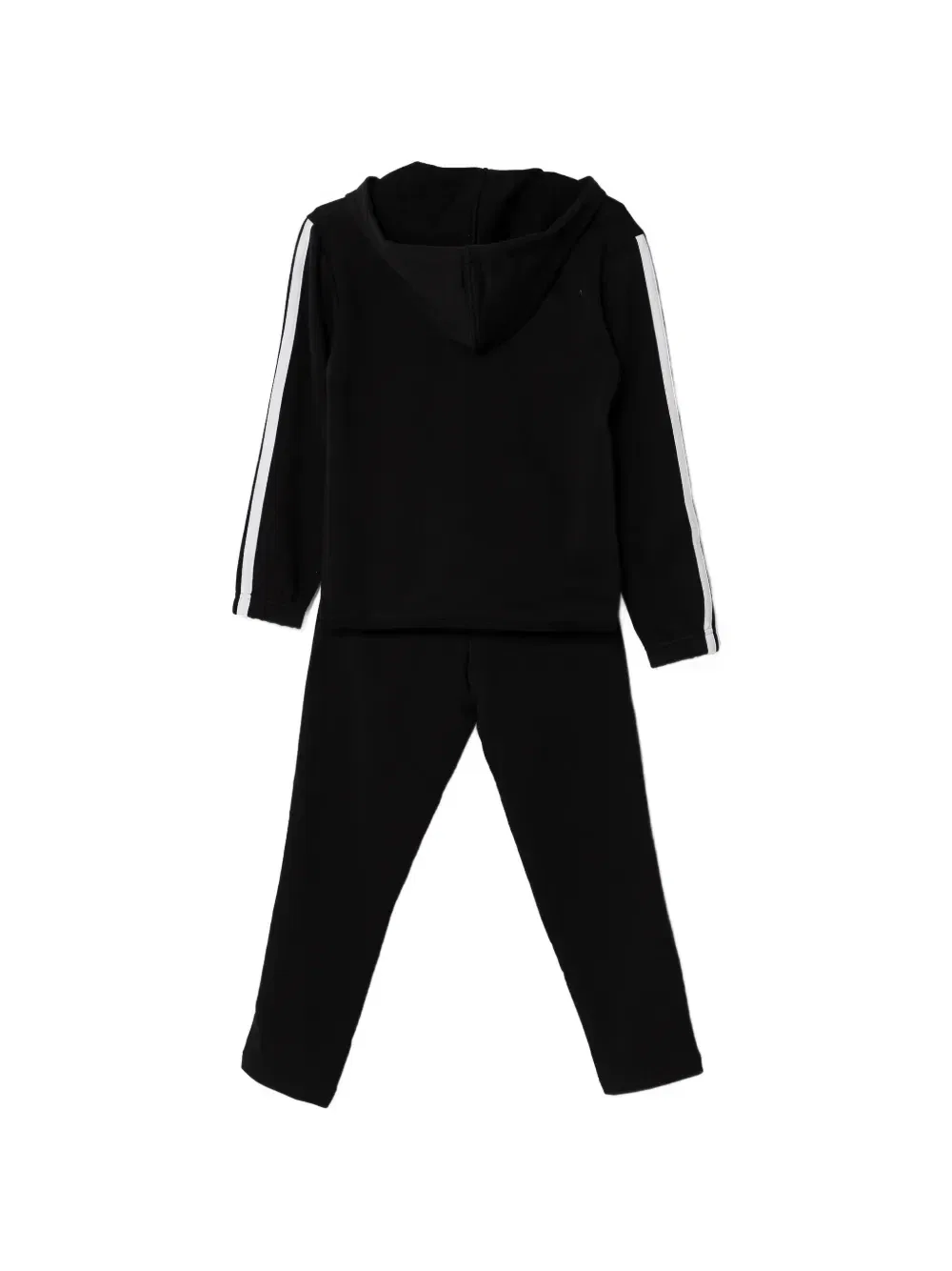 Спортивный костюм с капюшоном и принтом логотипа Adidas Kids, черный — фото 2