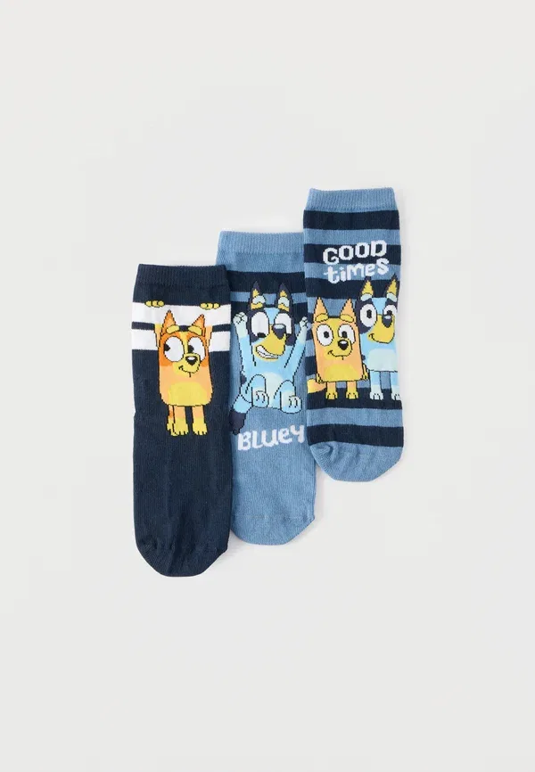 Носки 3 пары Bluey Name It, темно-синий Blazer