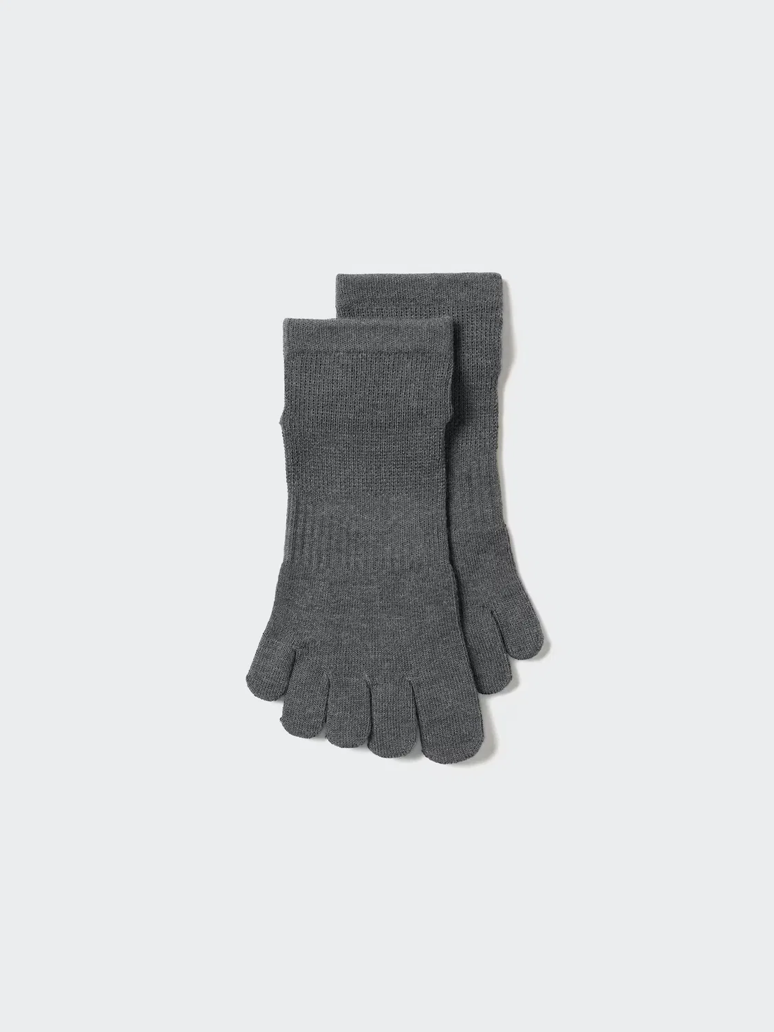 Носки Uniqlo, короткие, темно-серый