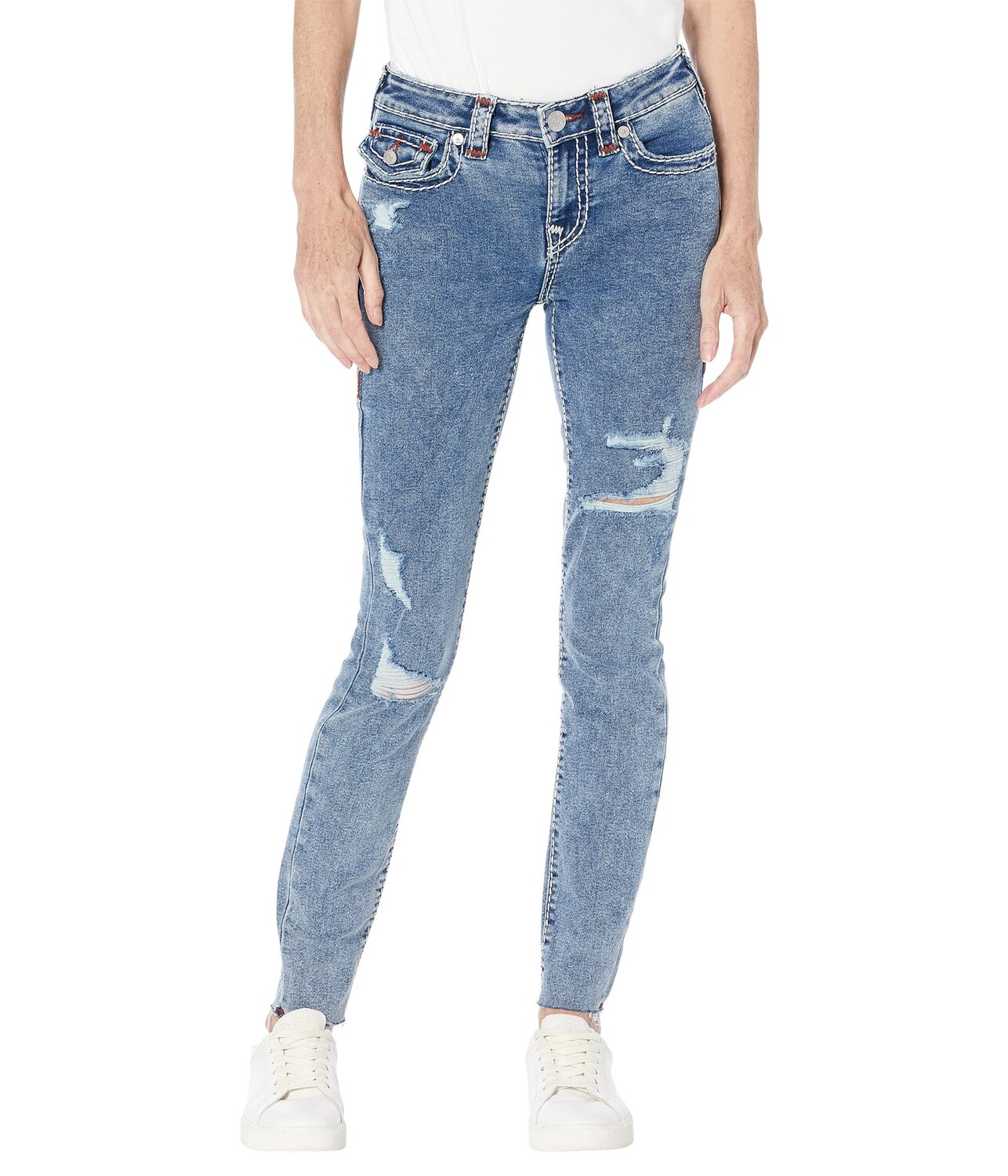 

Джинсы True Religion, Jennie Mid-Rise Curvy Skinny Flap Supert in Hymn