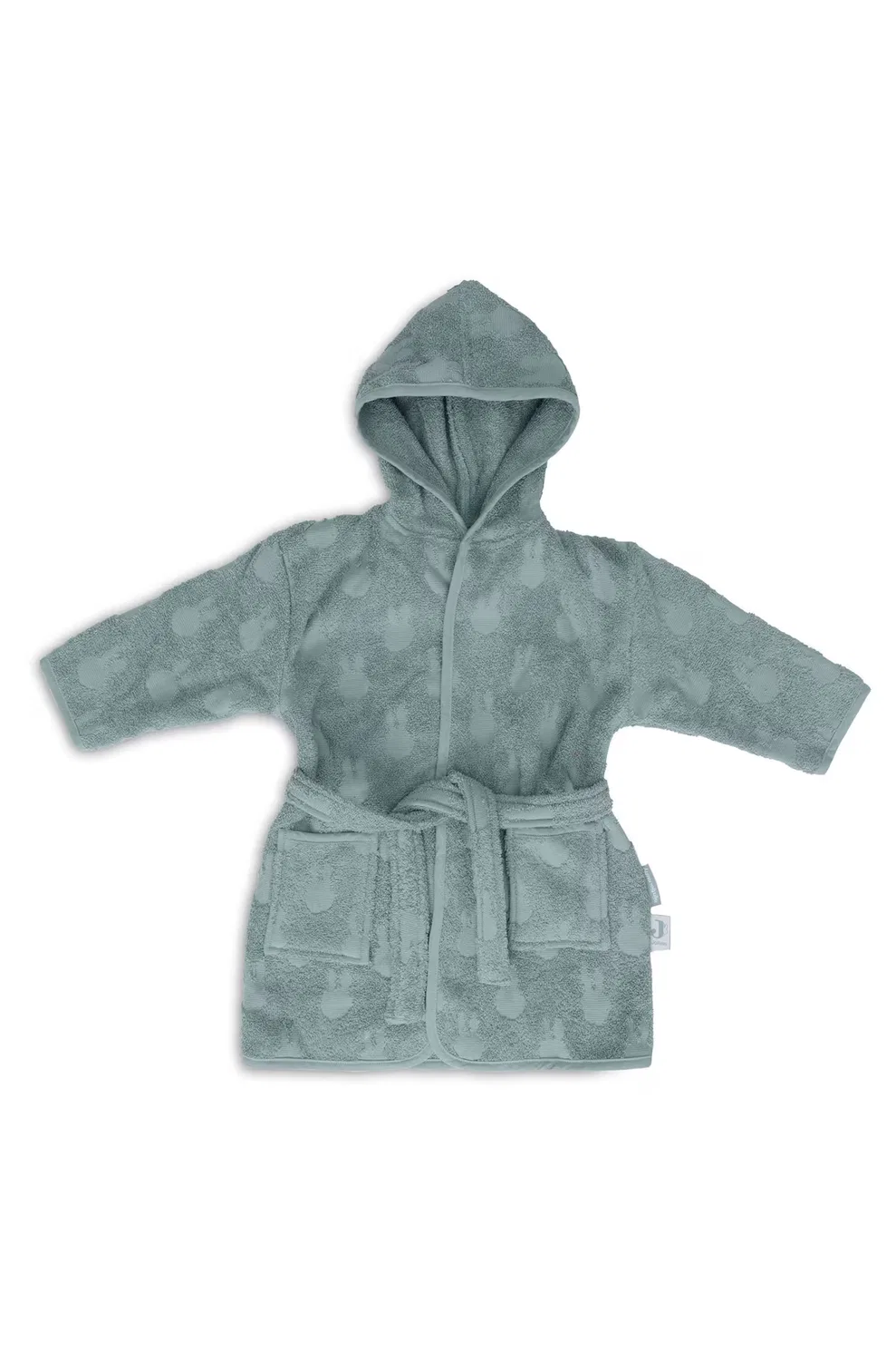 Халат из махровой ткани, 3-4 года - Миффи Jollein, Miffy Jacquard/Sea Green