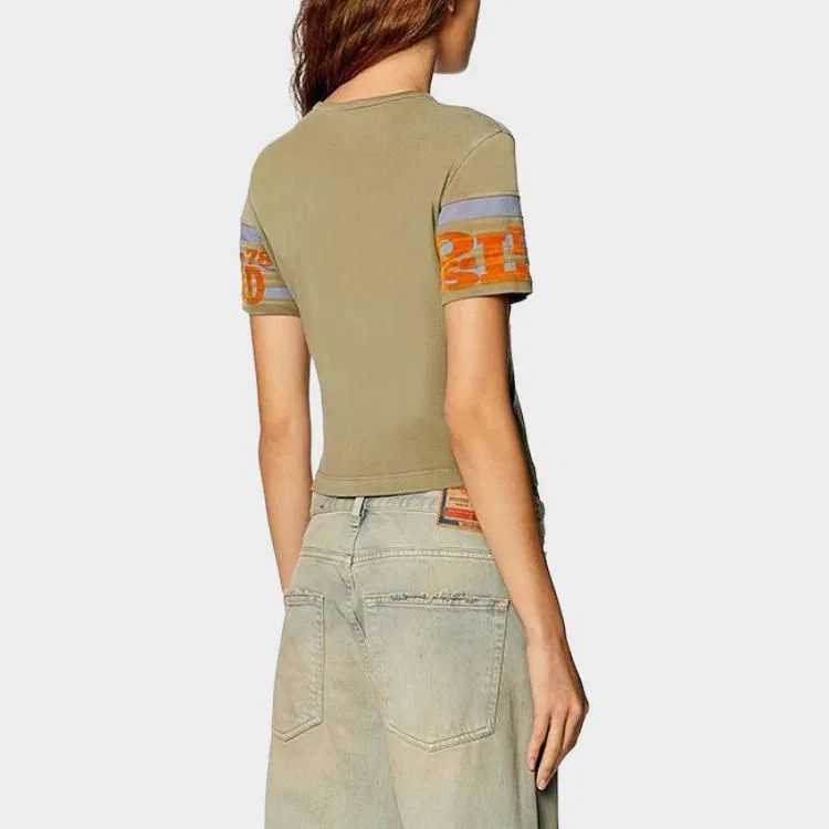 Футболка Uncusl, DIESEL, Olive Green — фото 4