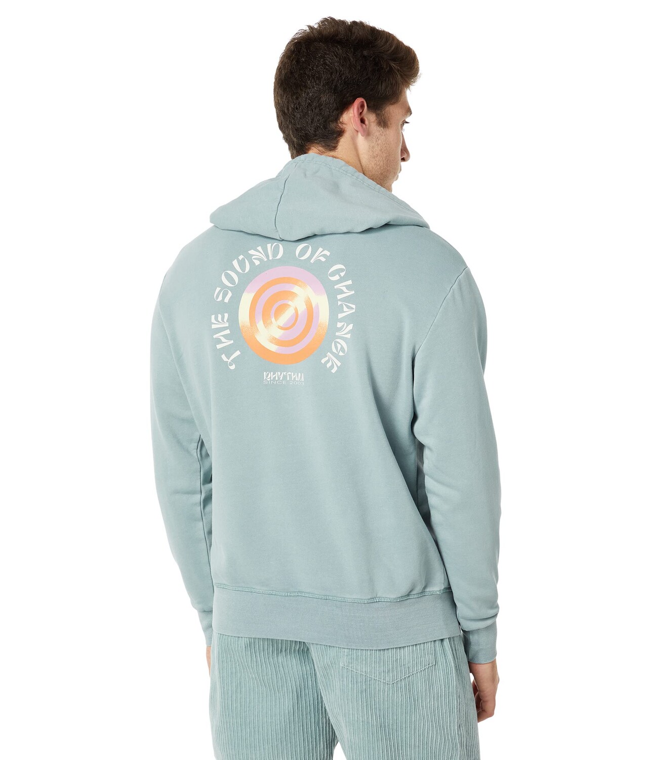 

Худи Rhythm, Spiral Vintage Fleece Hood, Серый, Худи Rhythm, Spiral Vintage Fleece Hood