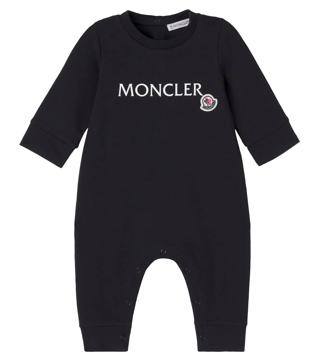 Комбинезон хлопковый Moncler Enfant, синий