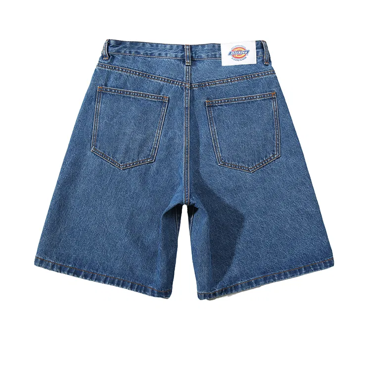 Детские джинсовые шорты с принтом Dickies, Dark Blue — фото 3