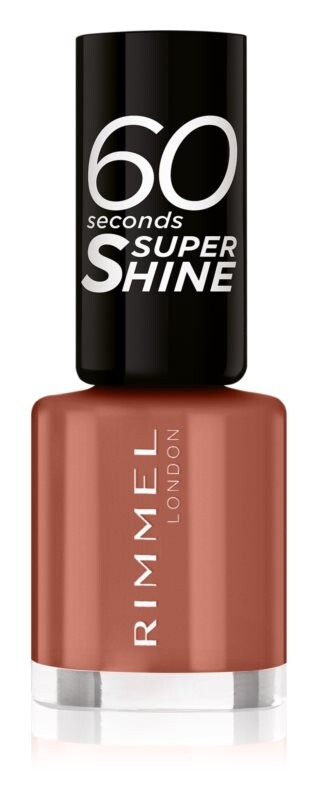 

Лак для ногтей Rimmel 60 Seconds Super Shine, оттенок 130 Caramel Candy 8 мл