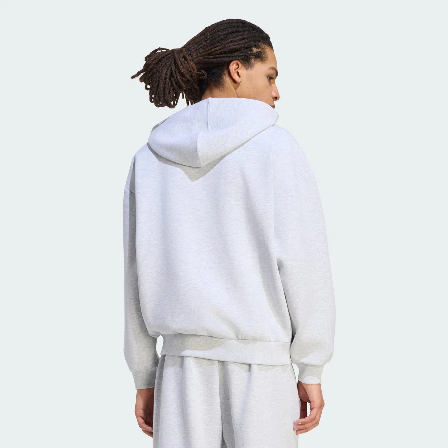 Женское худи с длинным рукавом Soft Lux Kapuzenjacke Adidas, Hellgrau — фото 3