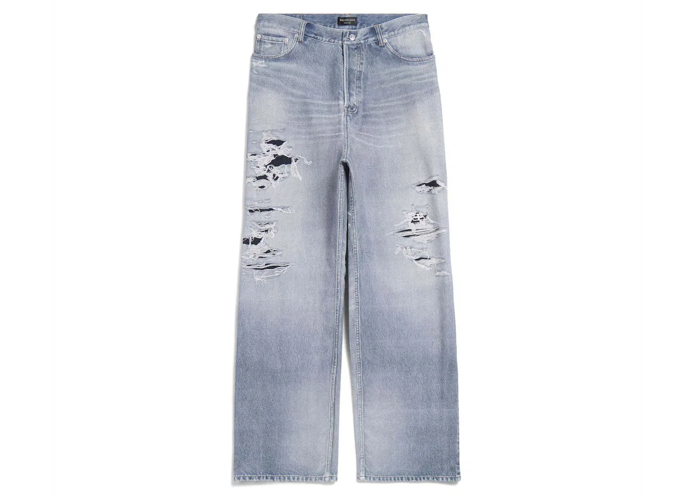 Мужские брюки с принтом Trompe L'oeil Balenciaga, Blue