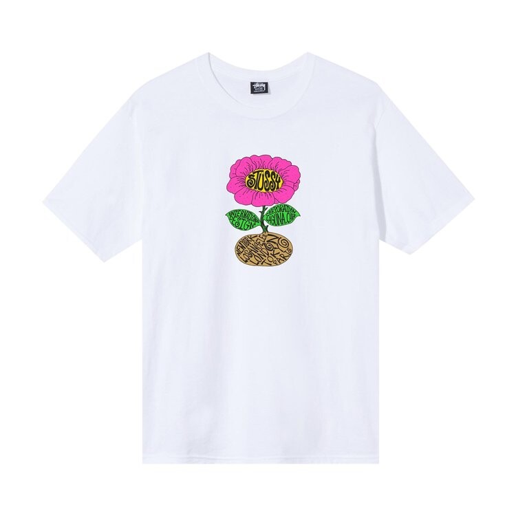 

Футболка Stussy Sunflower Tee 'White', белый