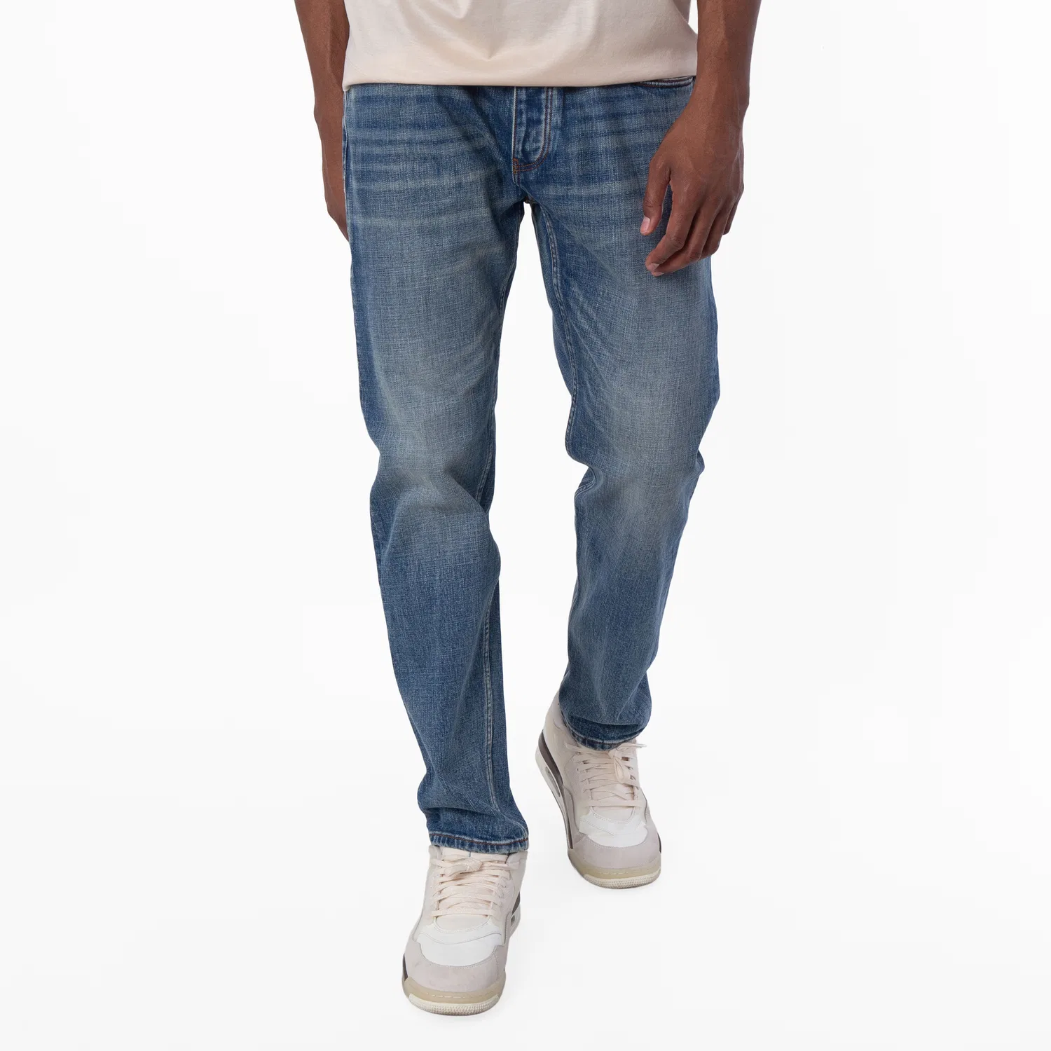 Джинсы скинни из селвидж-денима J75 Slim-Fit Emporio Armani, Blue