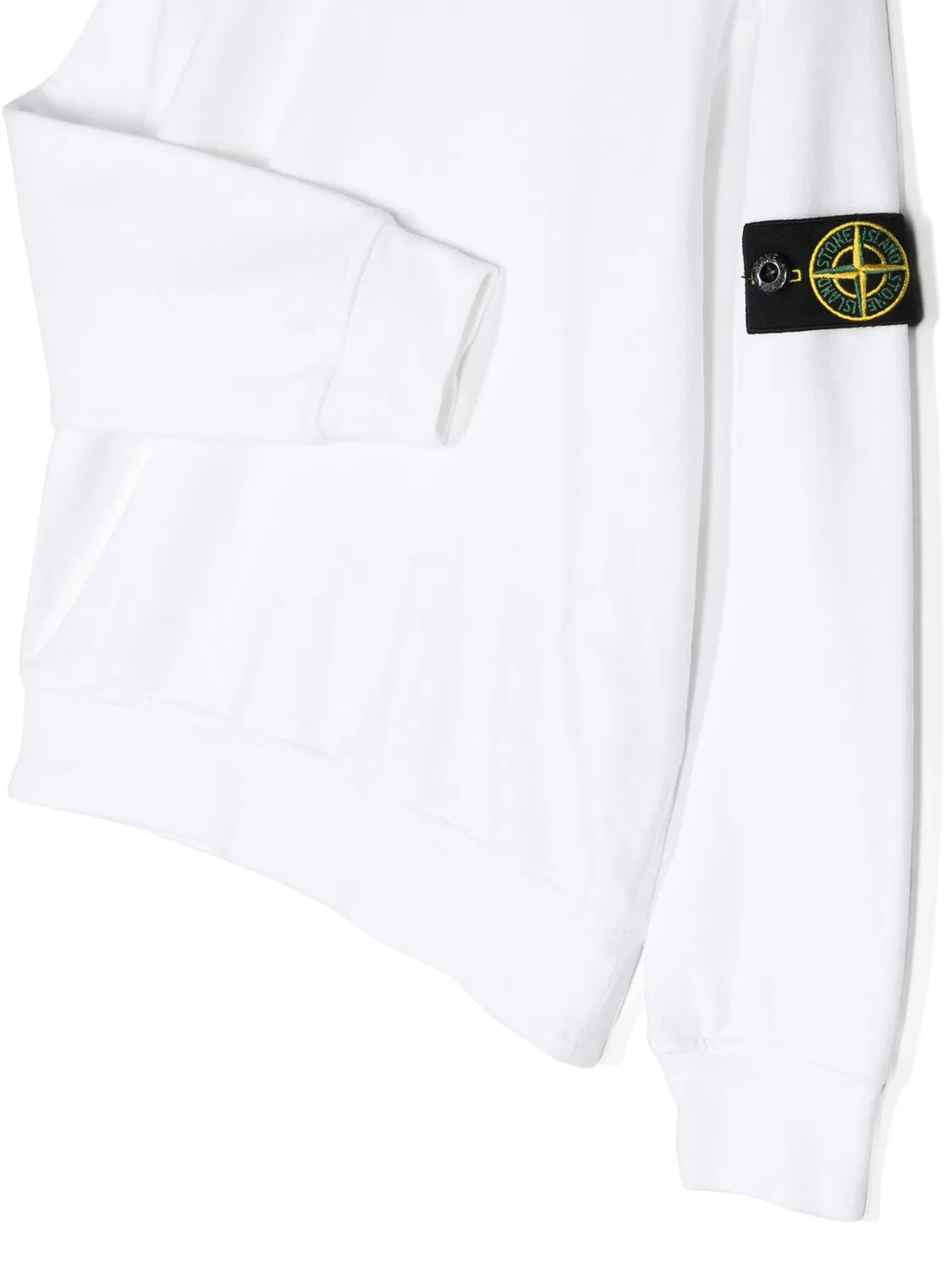 Свитшот с компасом из хлопка Stone Island, белый — фото 3