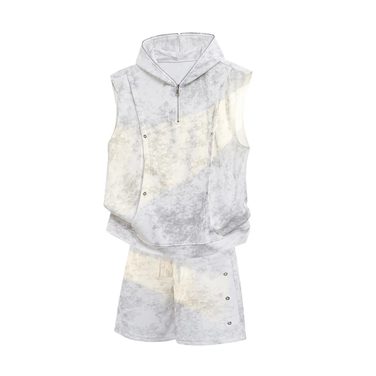 Спортивный комплект с худи для детей, Tie-Dye White, GWAF