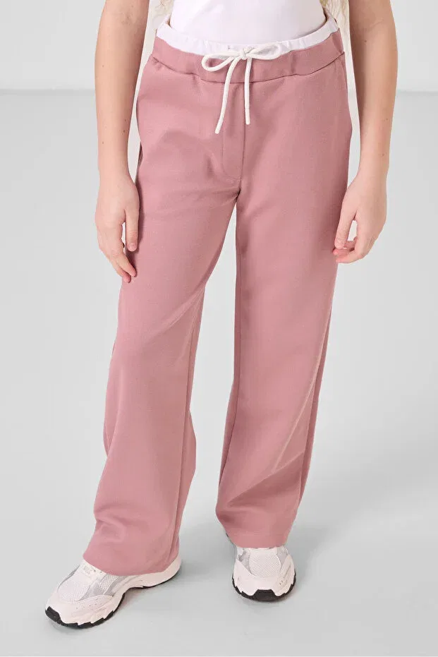 Детский спортивный костюм для девочек с принтом Tommy Life, White/Rosy — фото 3
