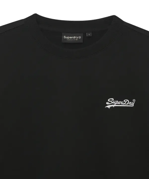 Футболка с длинным рукавом базовая Superdry, черный — фото 2