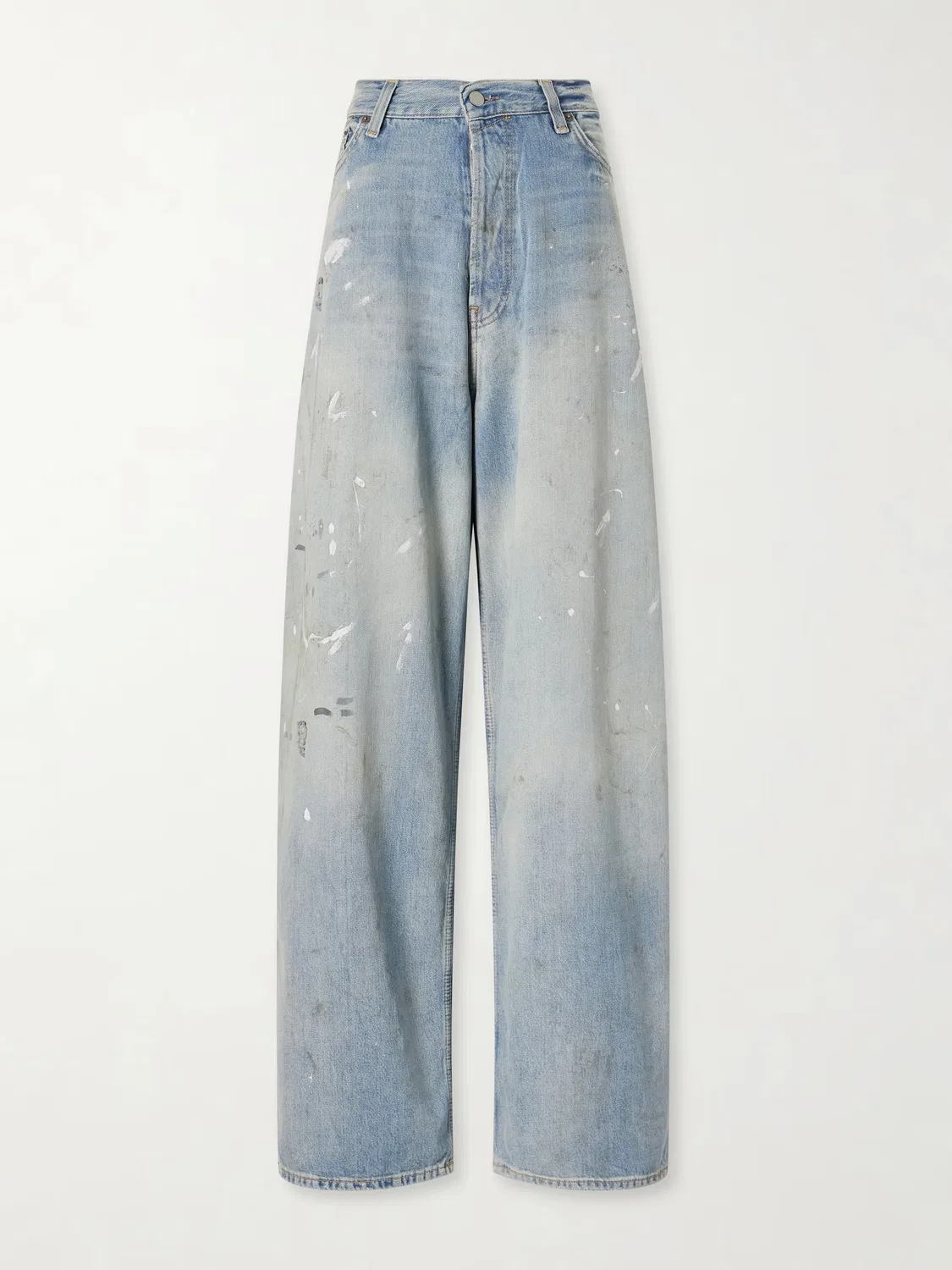 Джинсы прямого кроя Trafalgar 2023 года Acne Studios, светло-голубой