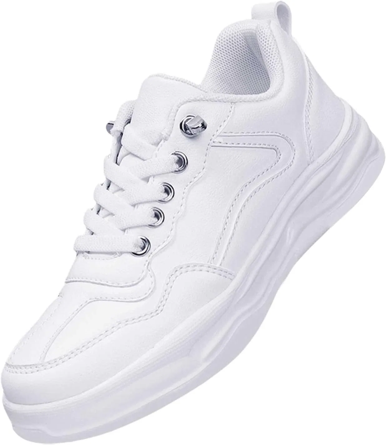 Детские кроссовки с кожаным верхом Unisex Sport Sneakers, White