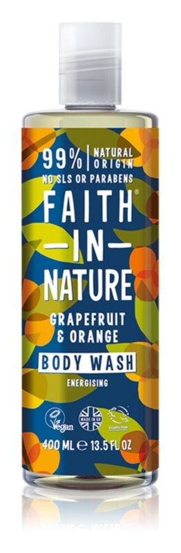 

Бодрящий гель для душа Faith In Nature Grapefruit & Orange