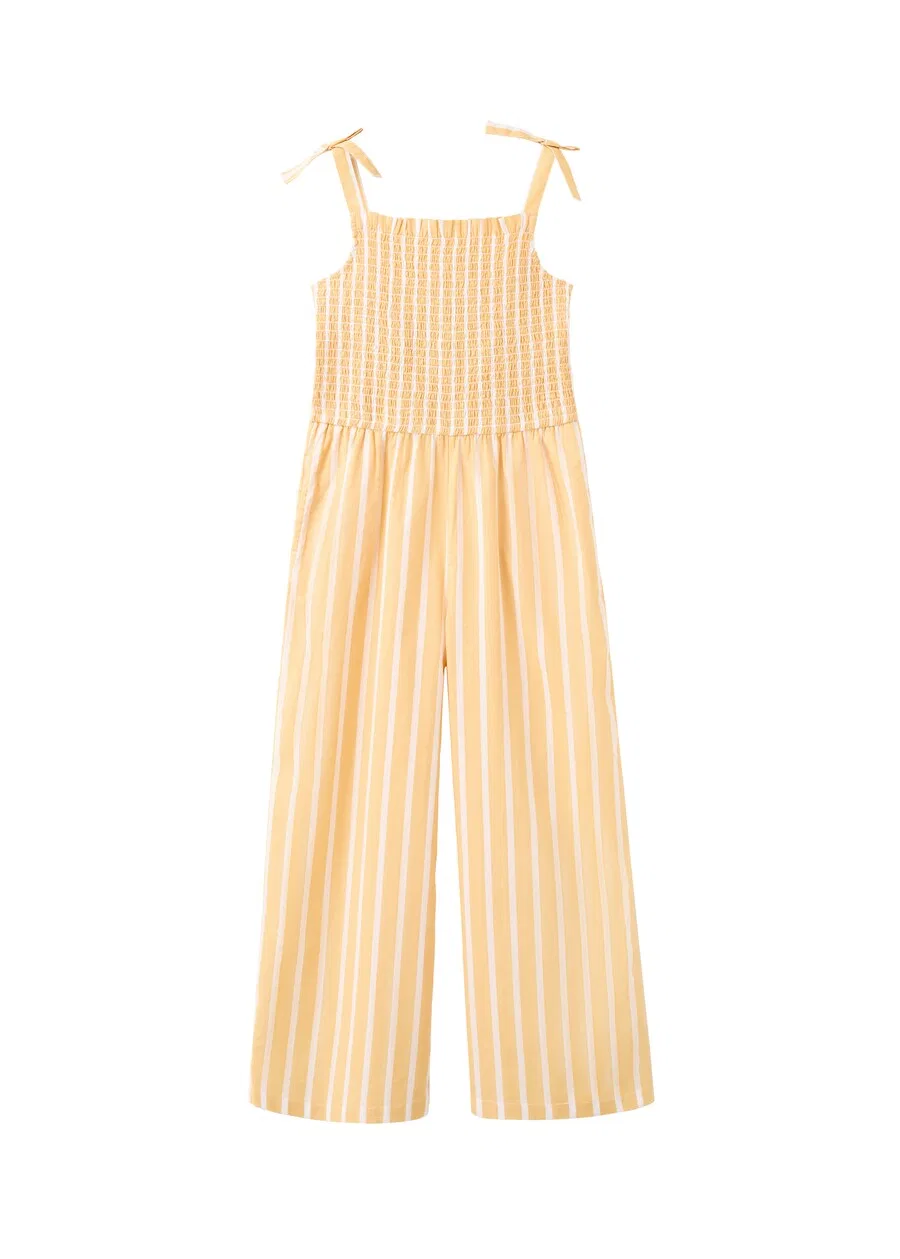 Детский комбинезон MANGO KIDS «Санни» желтого цвета