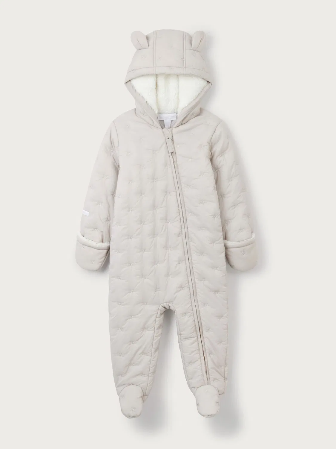 Комбинезон стеганый Star Quilted The White Company, натуральный