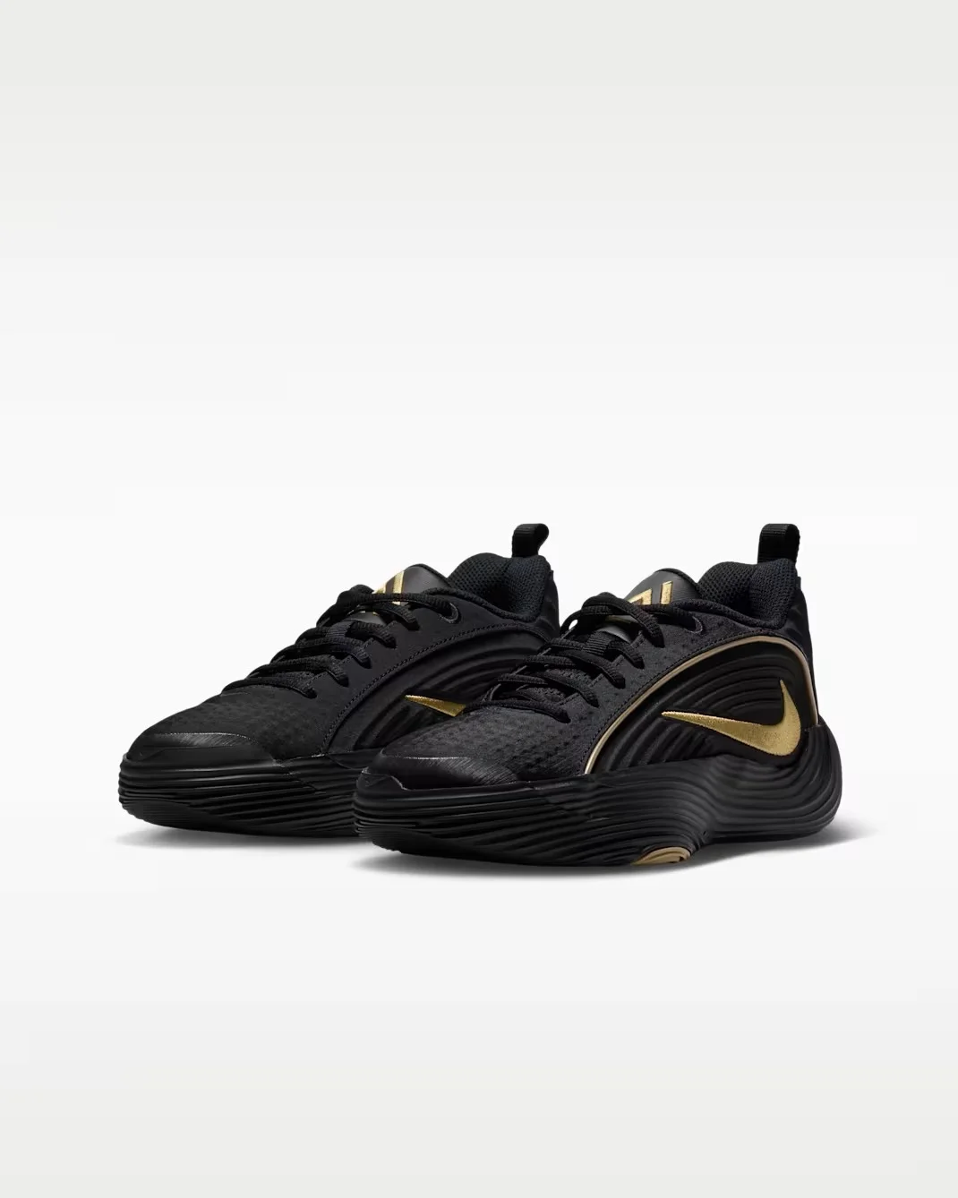 Кроссовки подростковые Nike Giannis Immortality 5, черный/золотой — фото 4