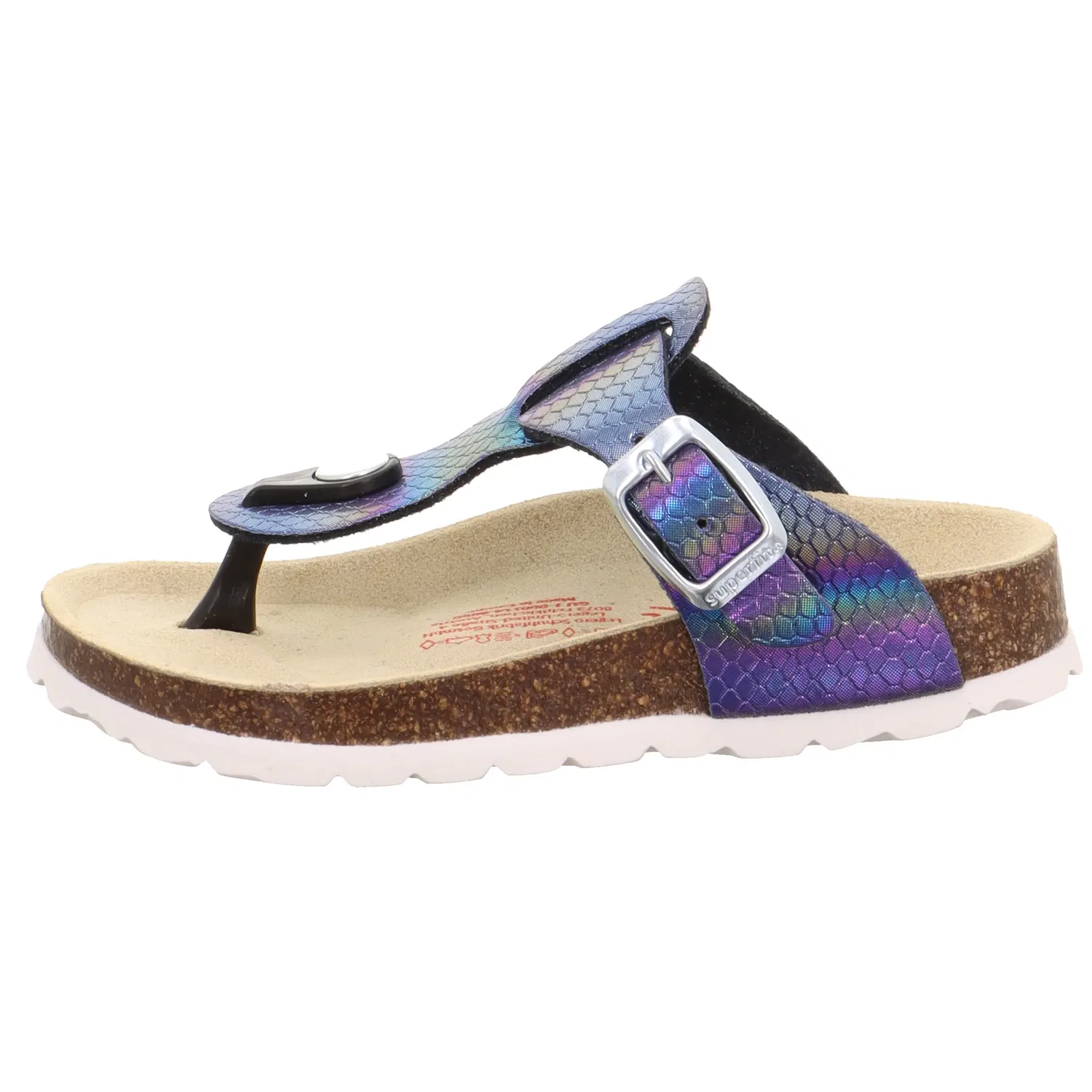 Мюли с глубокой стелькой FUSSBETTPANTOFFEL Superfit, синий — фото 3
