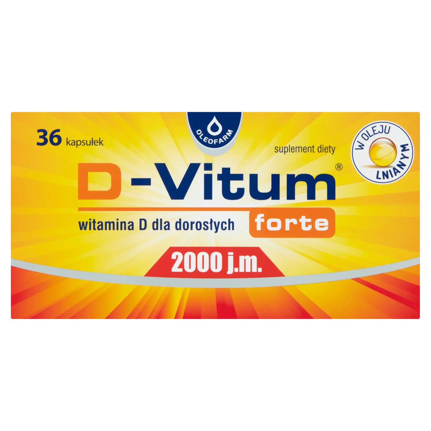 

Oleofarm D-Vitum Forte биологически активная добавка, 36 капсул/1 упаковка