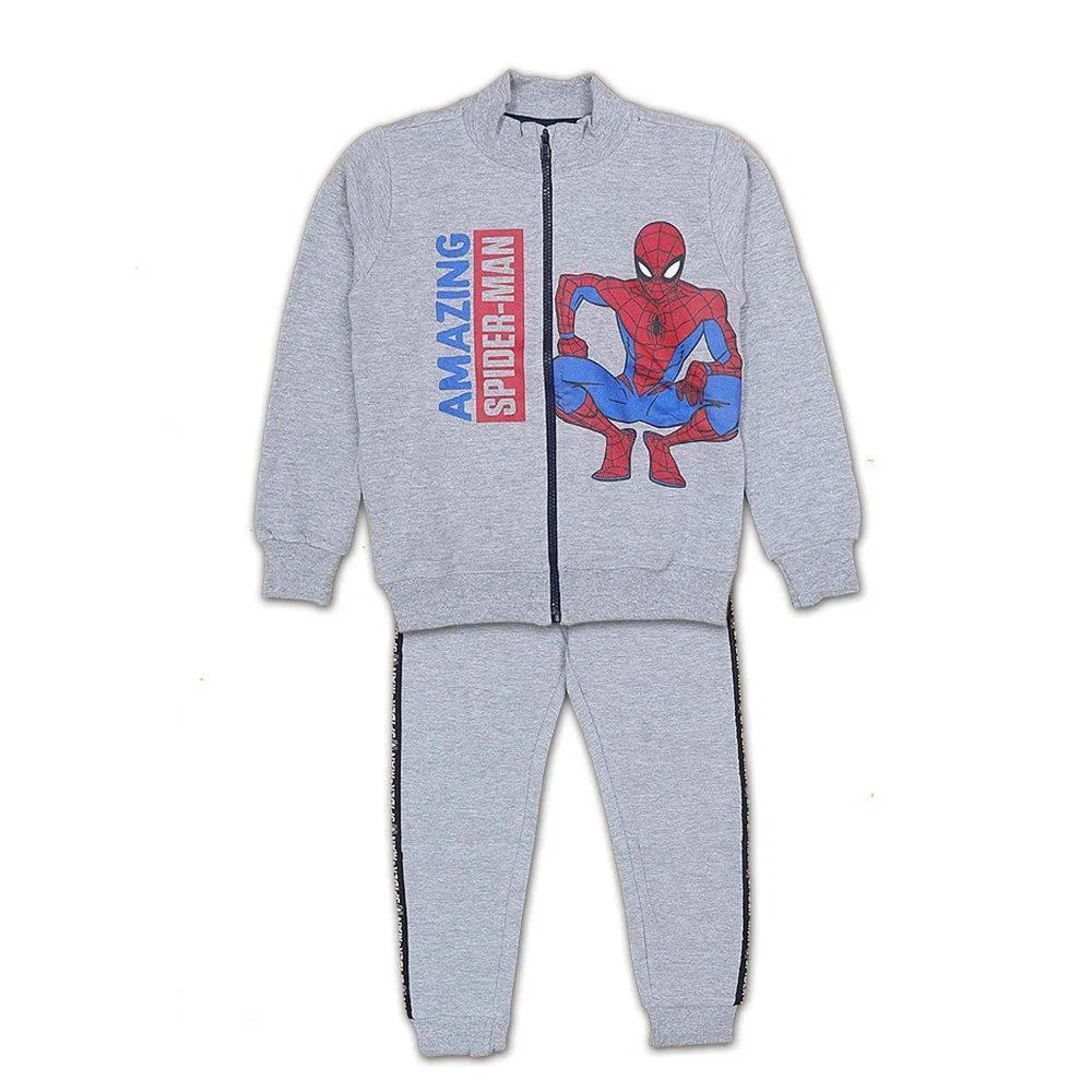 Детский спортивный костюм с принтом Spiderman Marvel, Серый