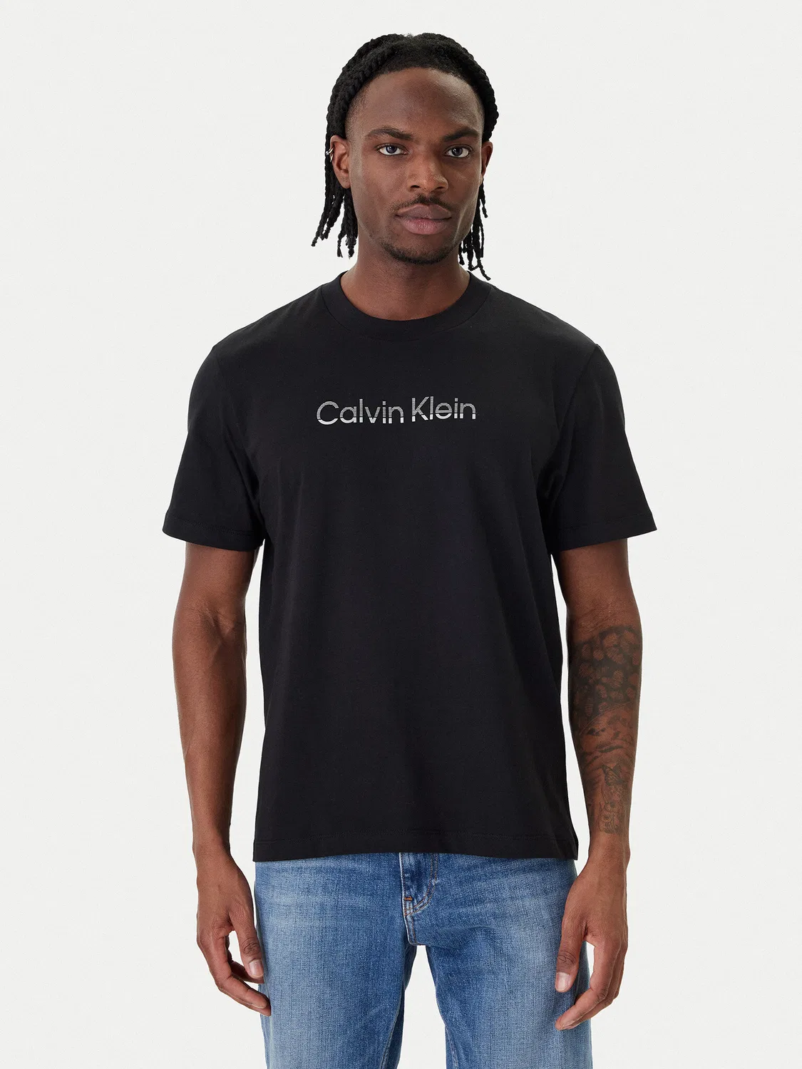 Мужская футболка стандартного кроя Calvin Klein, черный