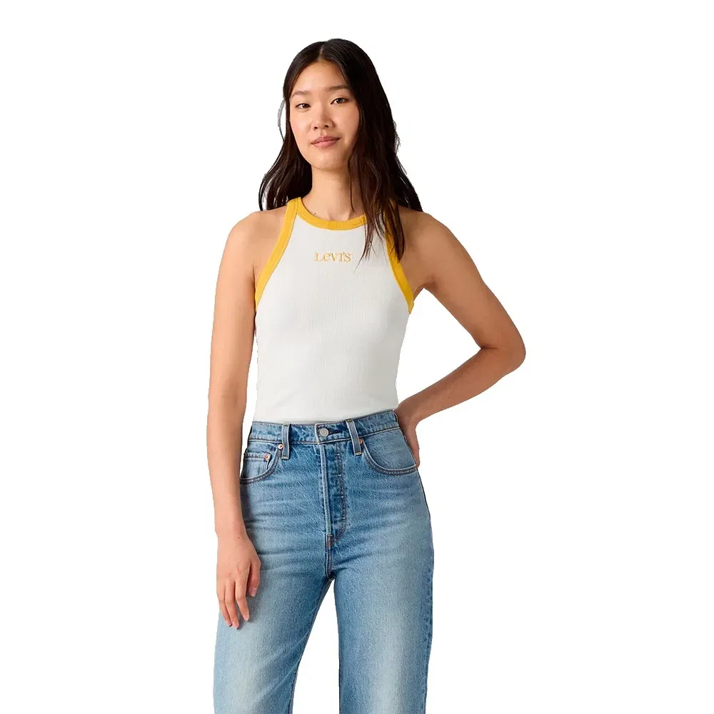 Женская майка-борцовка с принтом Essential Racer Levi's, White
