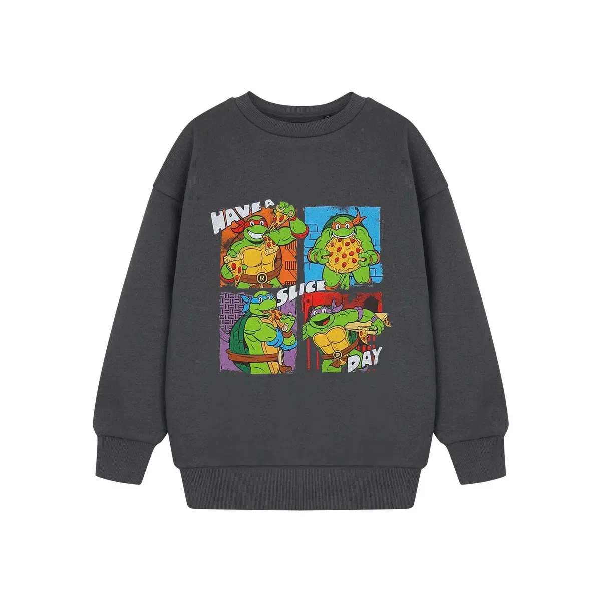 Детская толстовка Have a slice day Teenage Mutant Ninja Turtles, Grey
