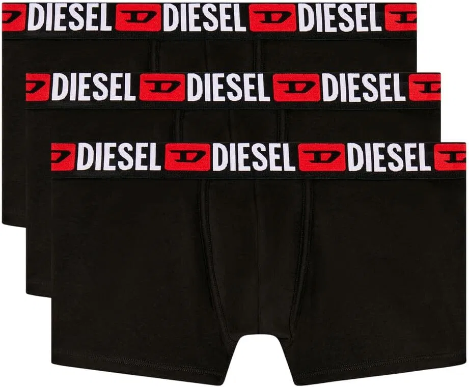 Боксеры, 3 шт., Diesel, черный