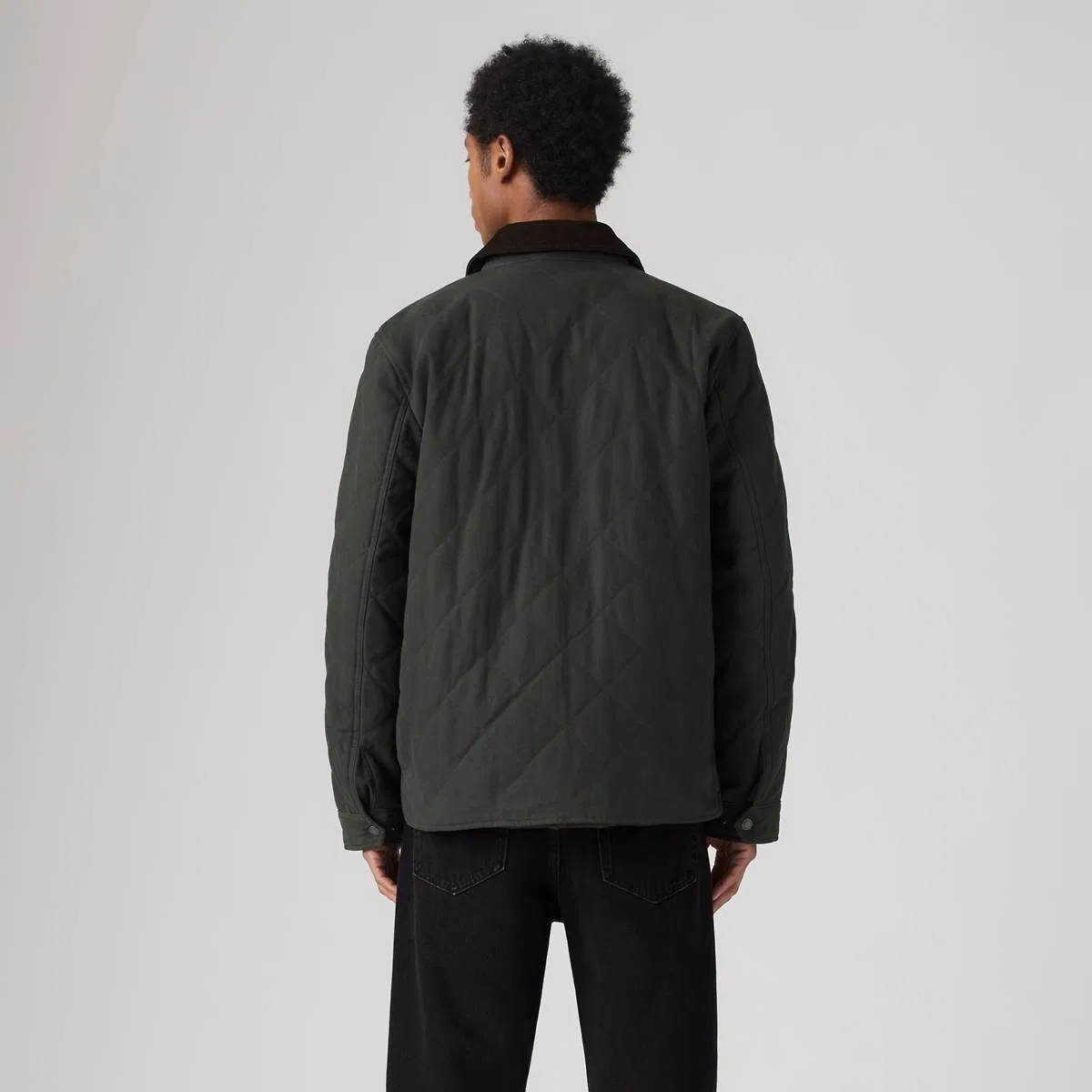 Стеганая куртка в стиле амбара Levi's, Forest Night - Green — фото 4