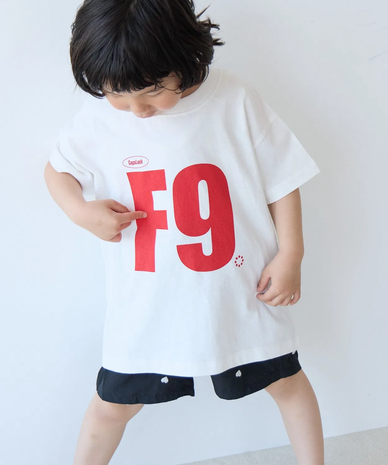 Детская футболка с принтом с коротким рукавом PC Short Tee LOWRYS FARM, Off White