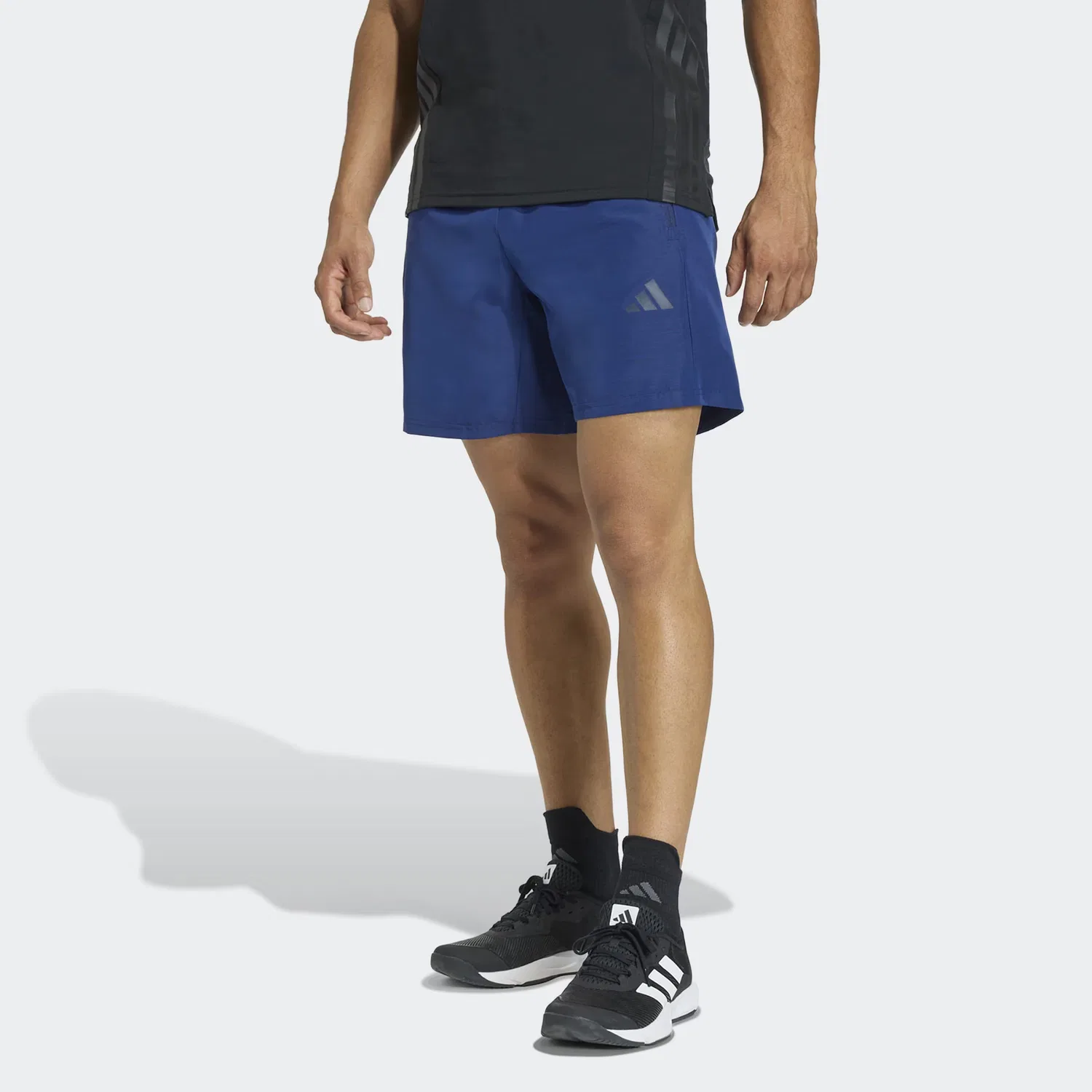 Спортивные шорты Adidas Performance Regular, темно-синие — фото 2