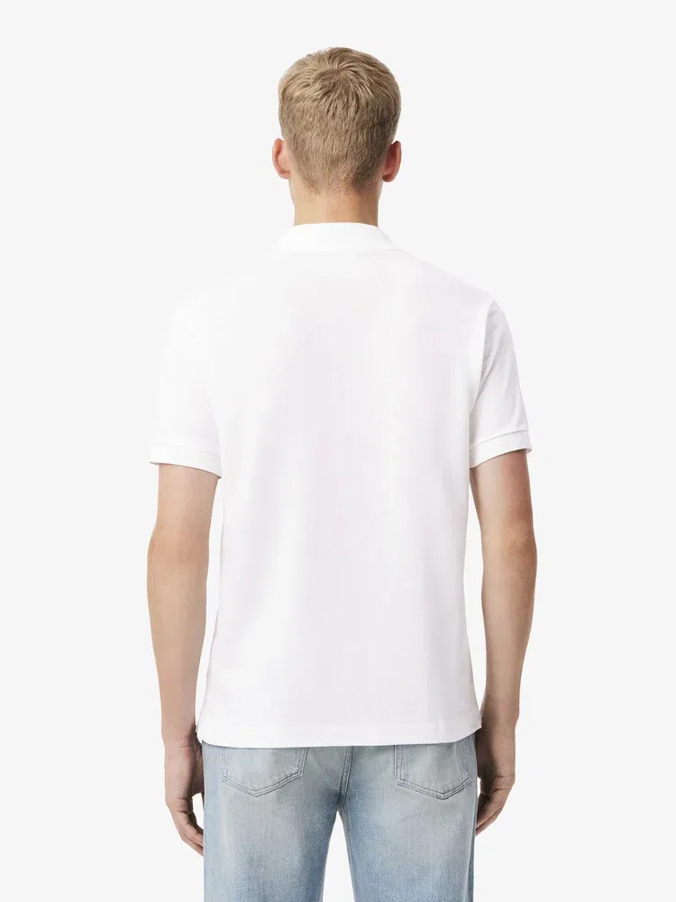 Футболка поло классического кроя L1212-56G LACOSTE, White — фото 3