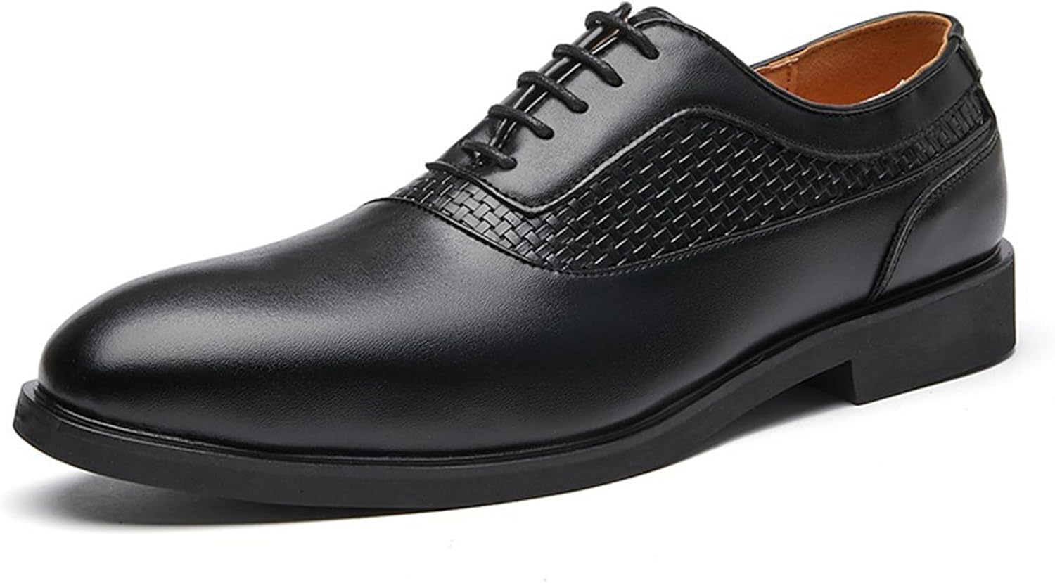 

Мужские классические черные туфли ADMLZQQ Oxford из высокоглянцевой кожи