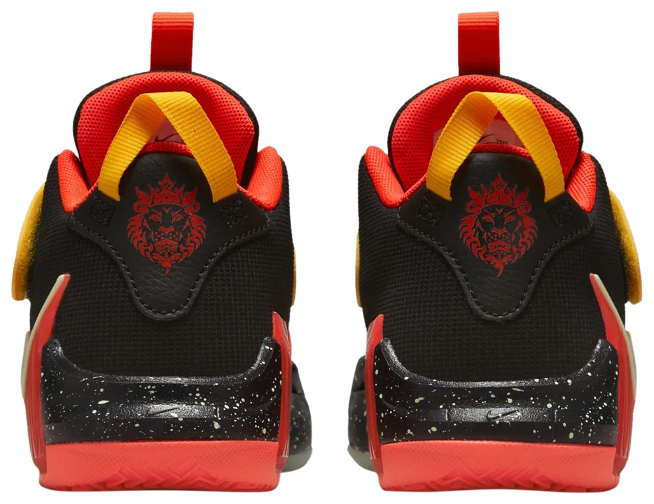 Баскетбольные кроссовки для мальчиков Witness VII Nike, цвет Black/Barely Volt/Crimson — фото 3