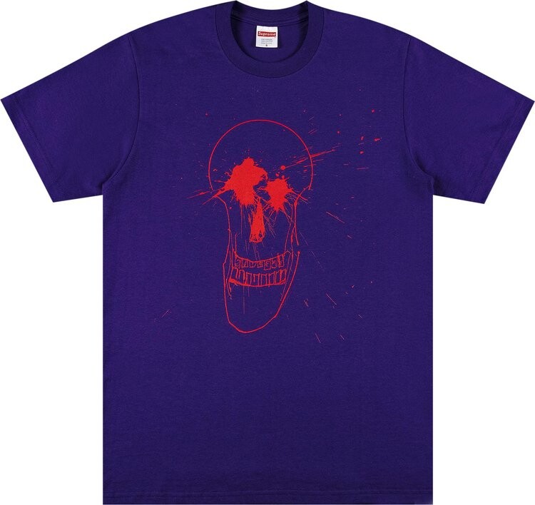 

Футболка Supreme Ralph Steadman Skull Tee 'Purple', фиолетовый