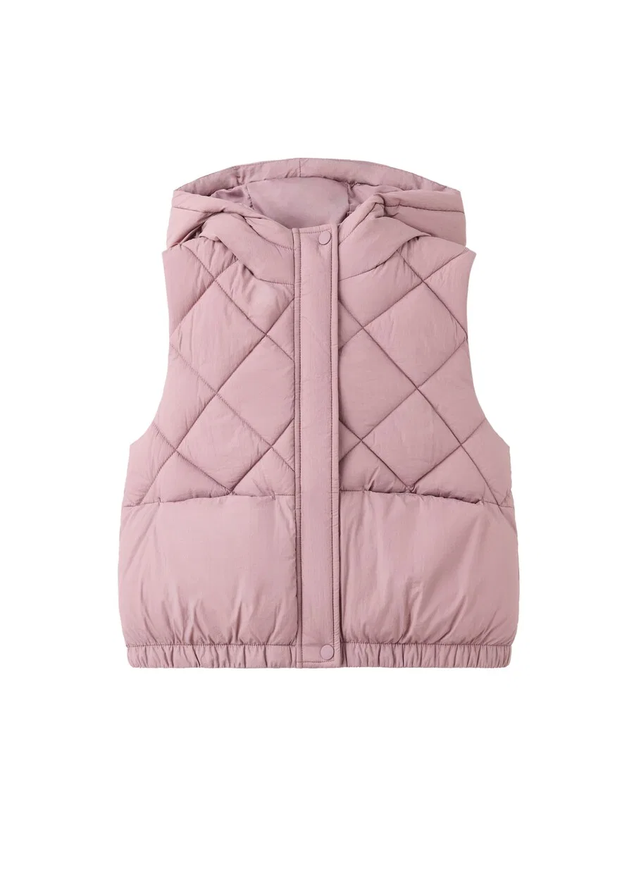 Детский жилет MANGO KIDS 'PEKIN' розового цвета