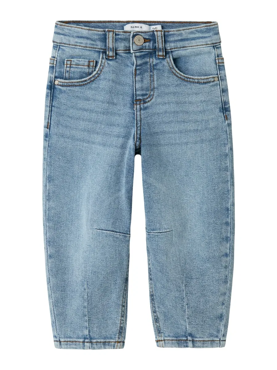 Джинсы NAME IT Barrel Jeans 'NMFBELLA' синего цвета
