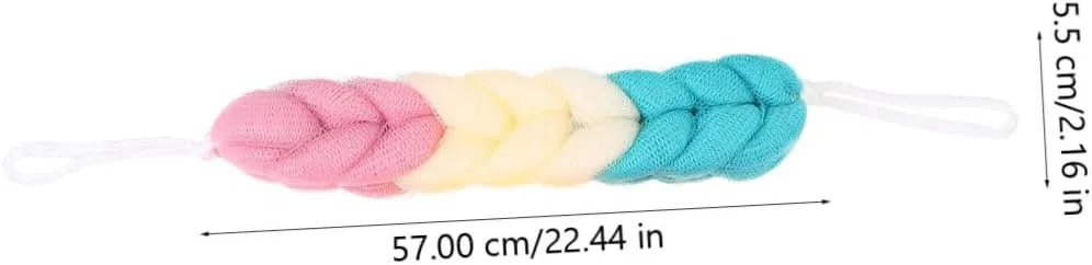 Скребок для тела PE двойной 3 шт, ZUNOXAZ, 57x5.5x5.5 см — фото 2