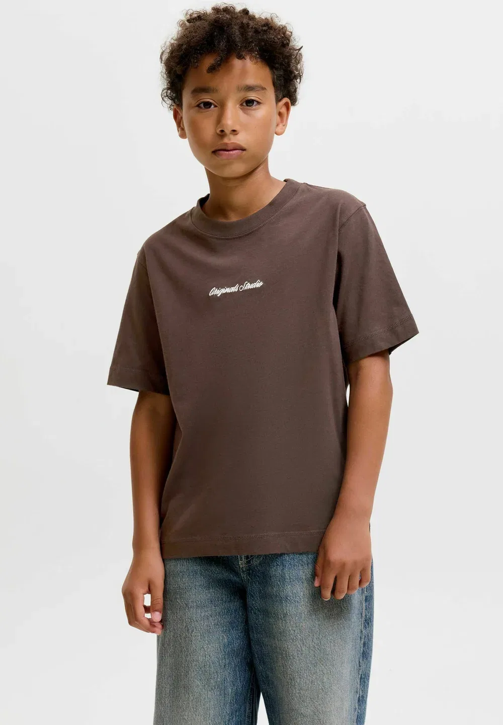 Jornorrebro emb tee ss cn noos jnr - print t-shirt Jack & Jones Junior, Java — фото 2