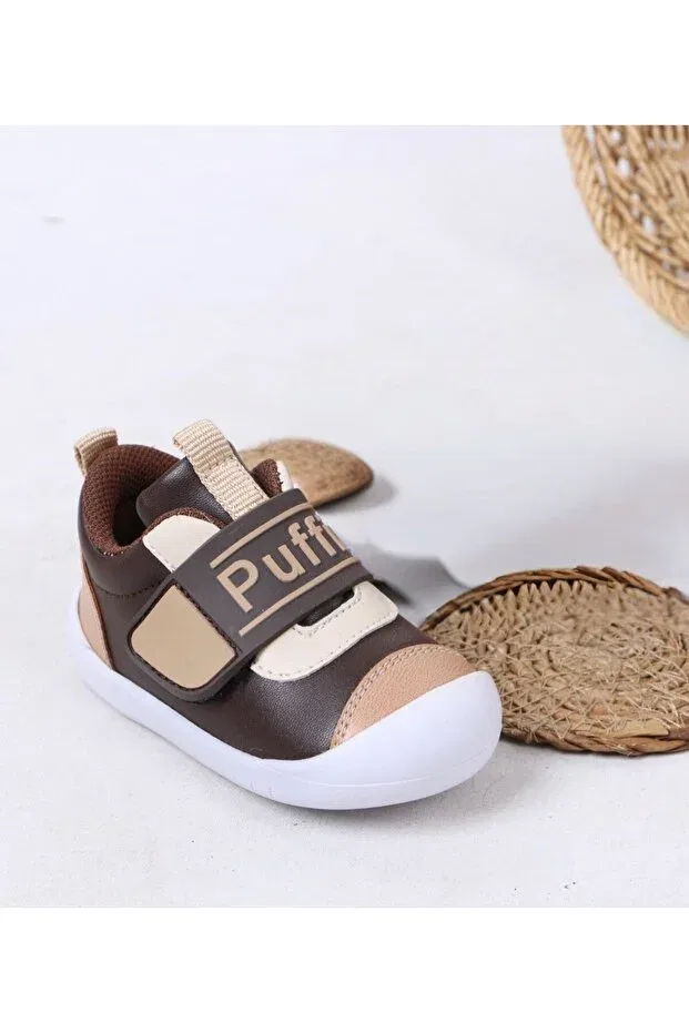 Детские ортопедические кроссовки для мальчиков на липучках Papucumun Dünyasi, Brown