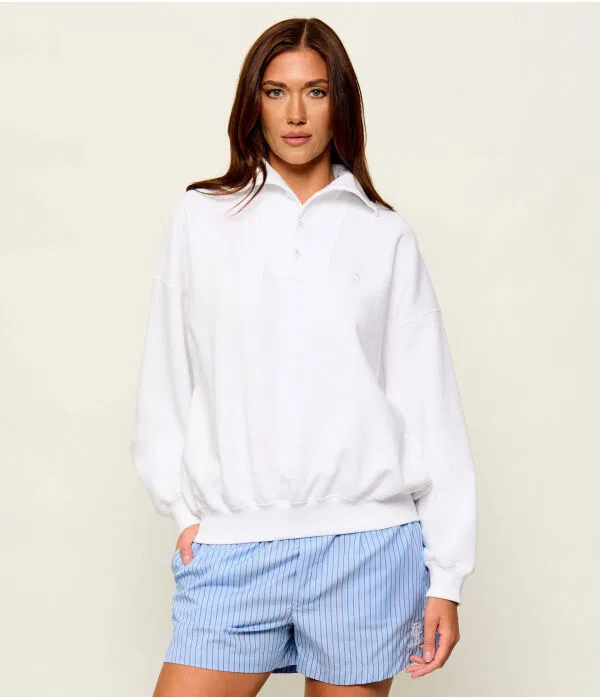 Женская флисовая куртка на молнии Relaxed Fit Polo Ralph Lauren, белый