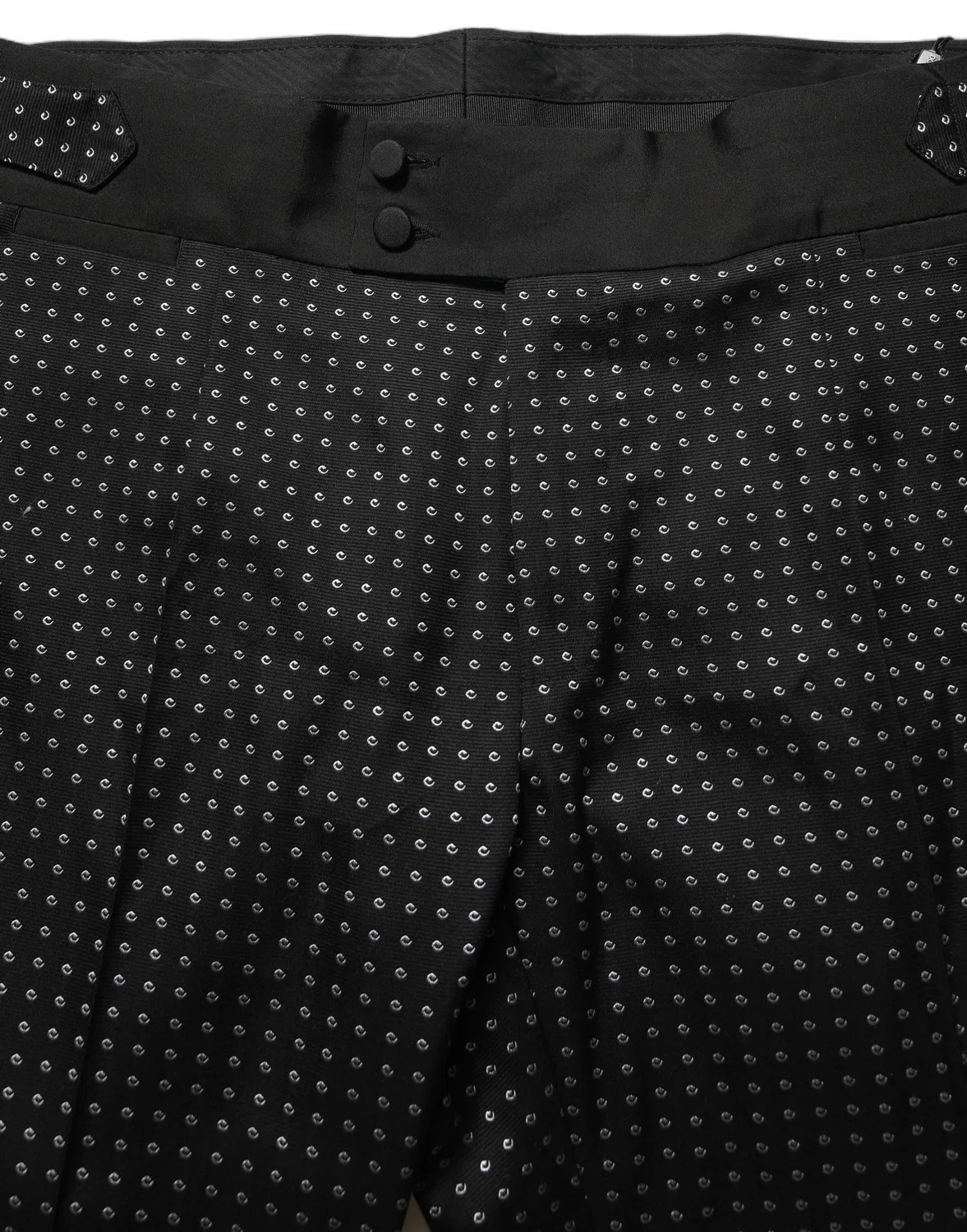 Мужские брюки с микрогорошек, Dolce & Gabbana, Black